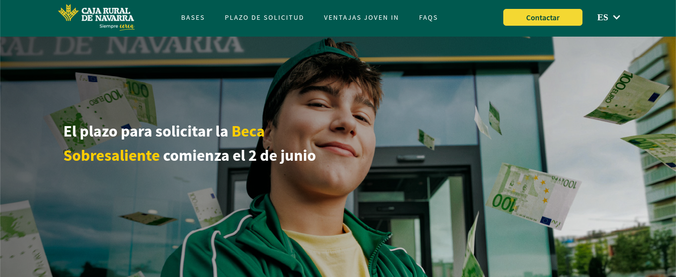 ¡Beca Sobresaliente de Caja Rural de Navarra!